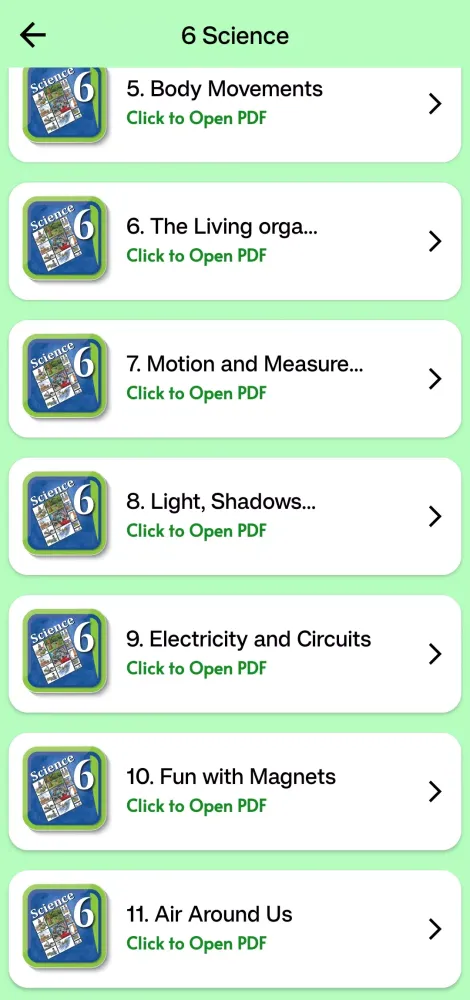 Скриншоты Class 6 Science Solutions