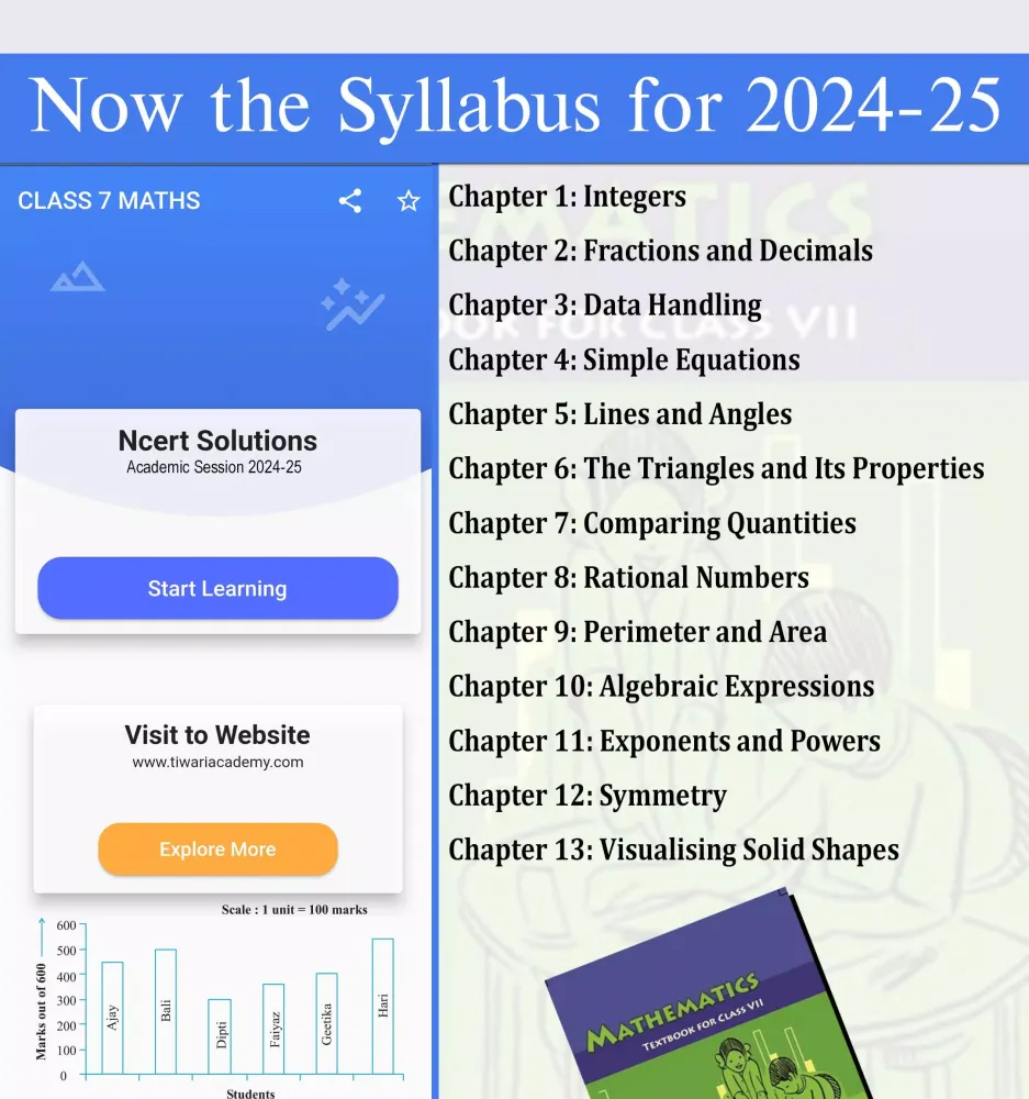 Class 7 Maths Guide 2024-25 Screenshots