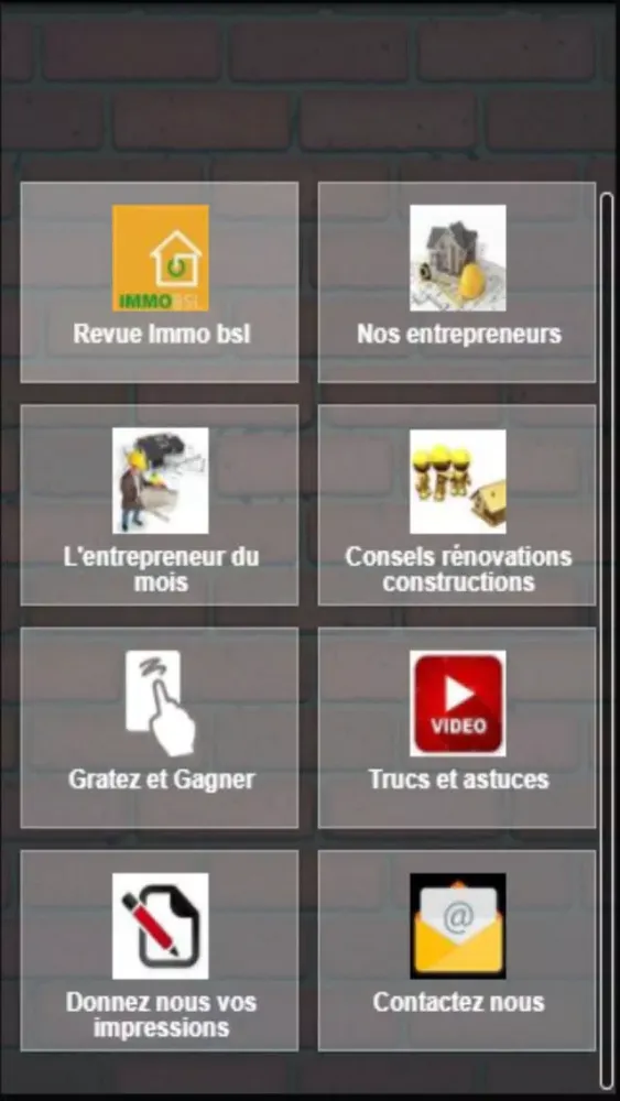Ảnh chụp màn hình của IMMO BSL