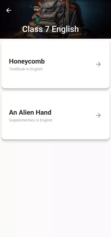 Zrzuty ekranu Class 7 English Guide 2024-25