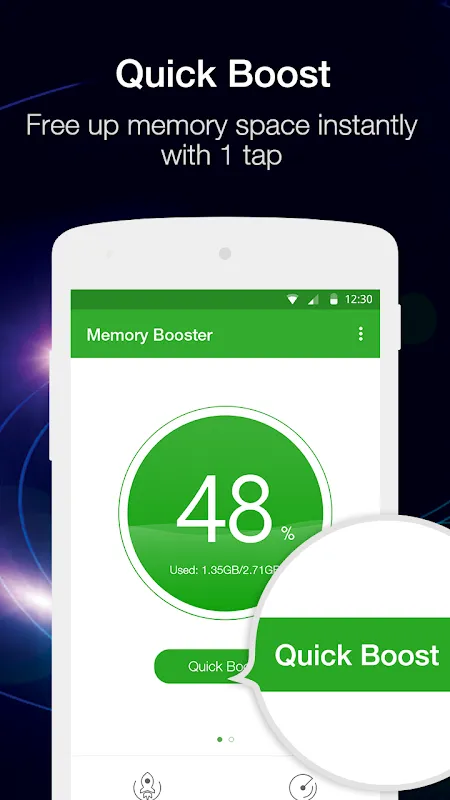 ภาพหน้าจอของ Memory Booster Full