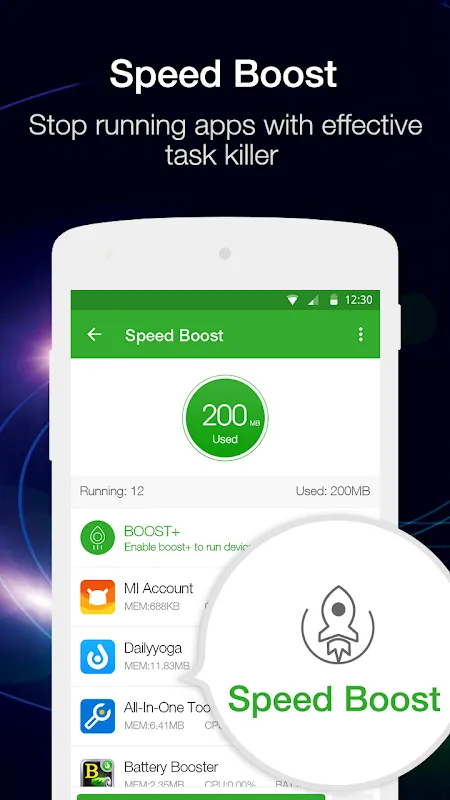 ภาพหน้าจอของ Memory Booster Full