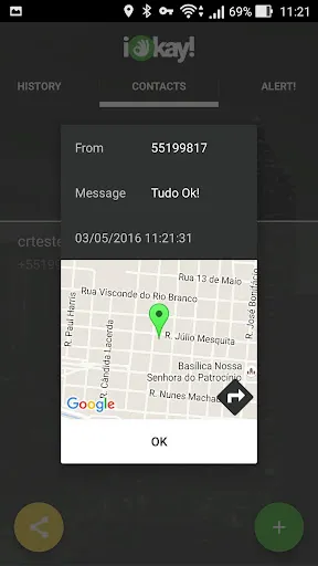 Zrzuty ekranu iOkay - Personal Safety