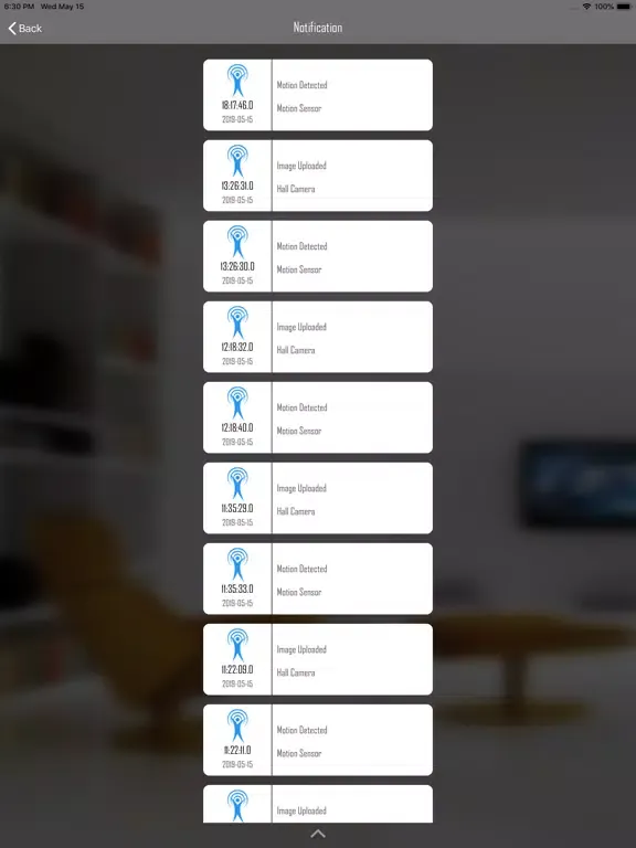 Captures d'écran de Imonitor Smarthome iPad 