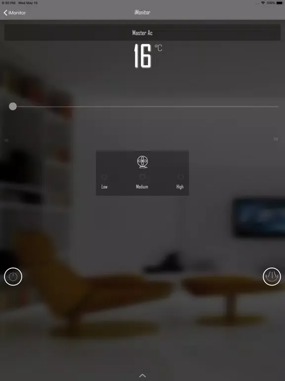 Captures d'écran de Imonitor Smarthome iPad 