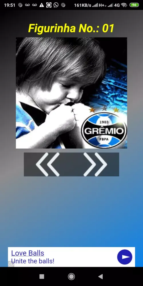 Figurinhas do Imortal Grêmio スクリーンショット