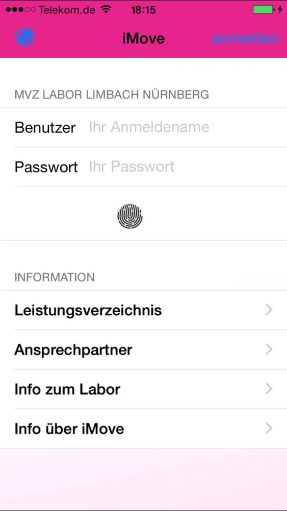 Tangkapan layar MVZ Labor Limbach Nürnberg