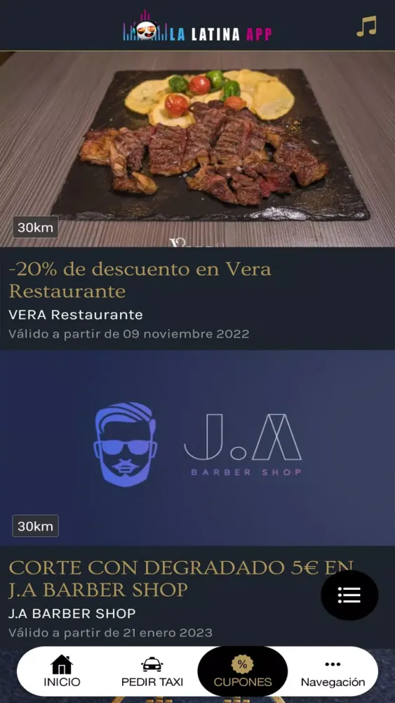 LA LATINA APP Screenshots