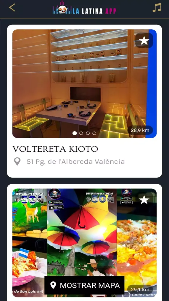 LA LATINA APP Screenshots