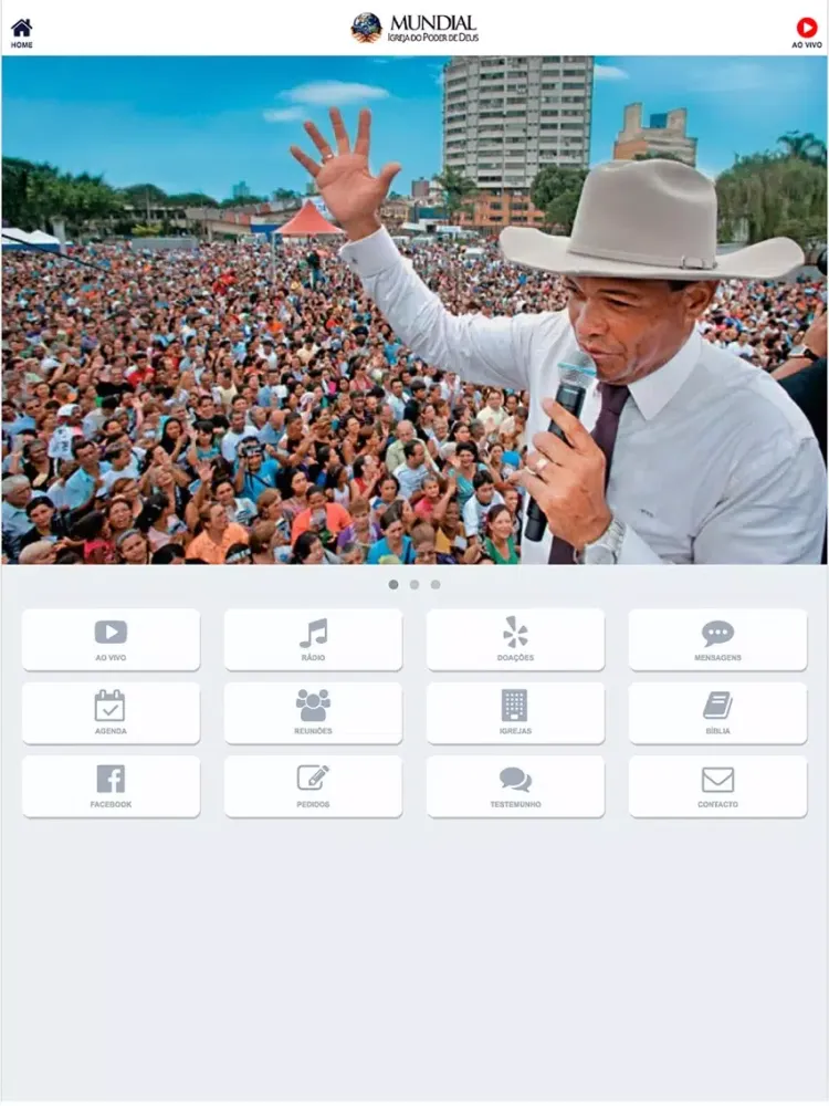 Capturas de pantalla de Igreja Mundial Angola iPad 
