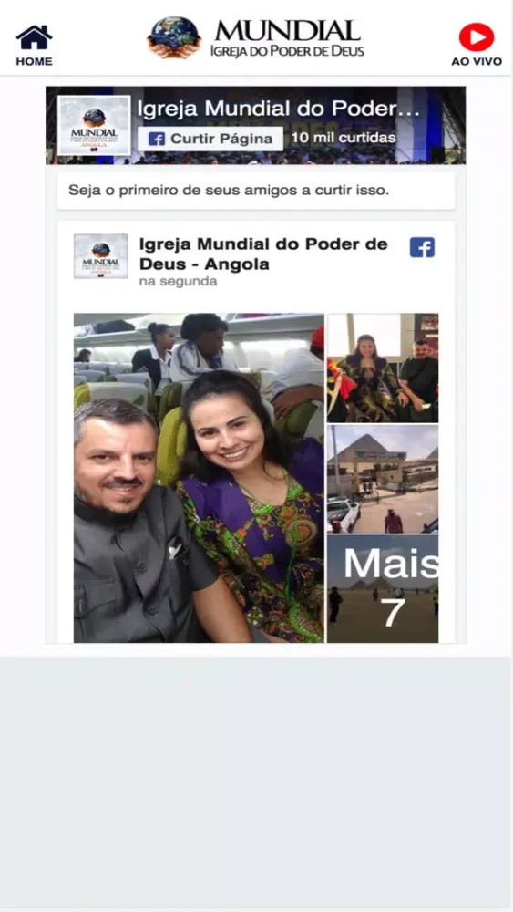 Capturas de pantalla de Igreja Mundial Angola