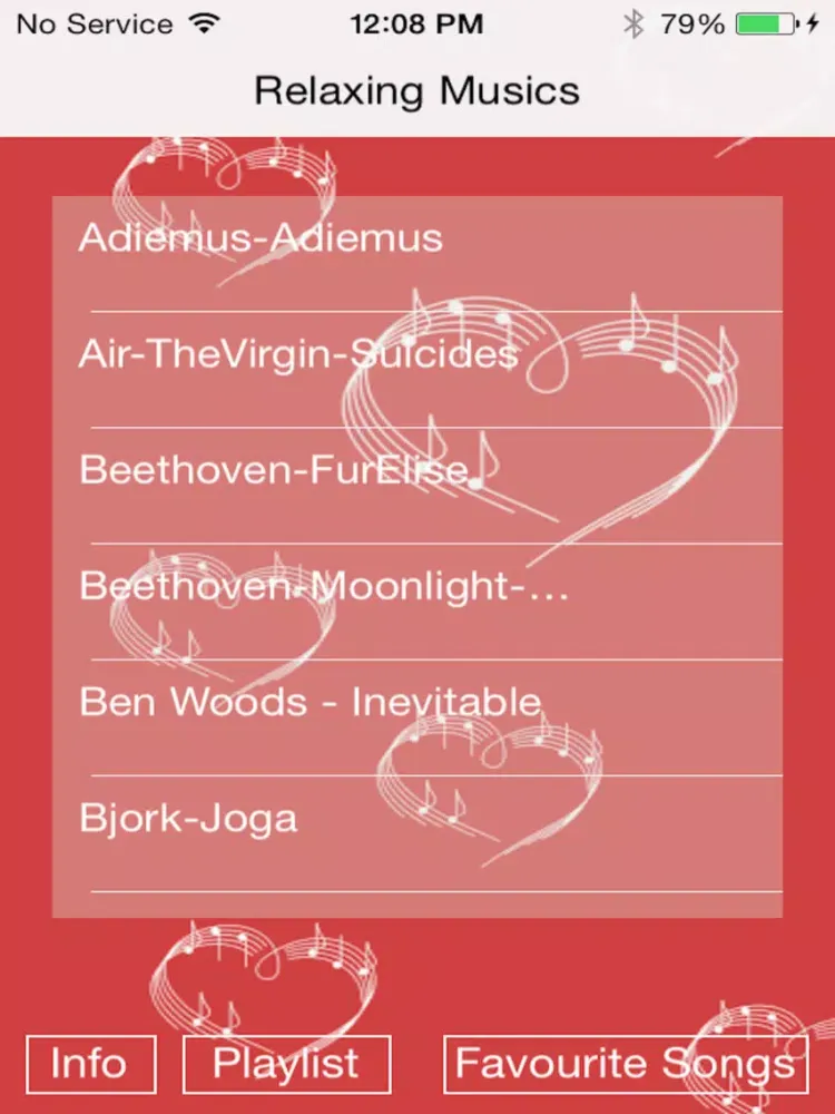 Relax Music iPad  Screenshots