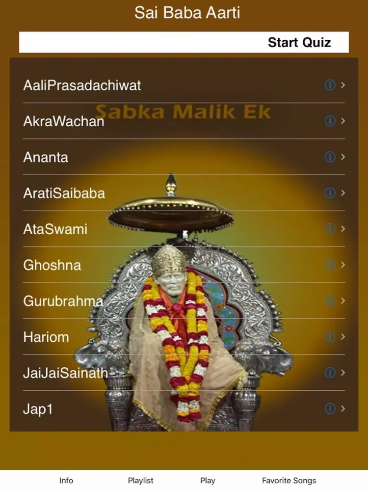 SaiBaba Aartis iPad  স্ক্রিনশট