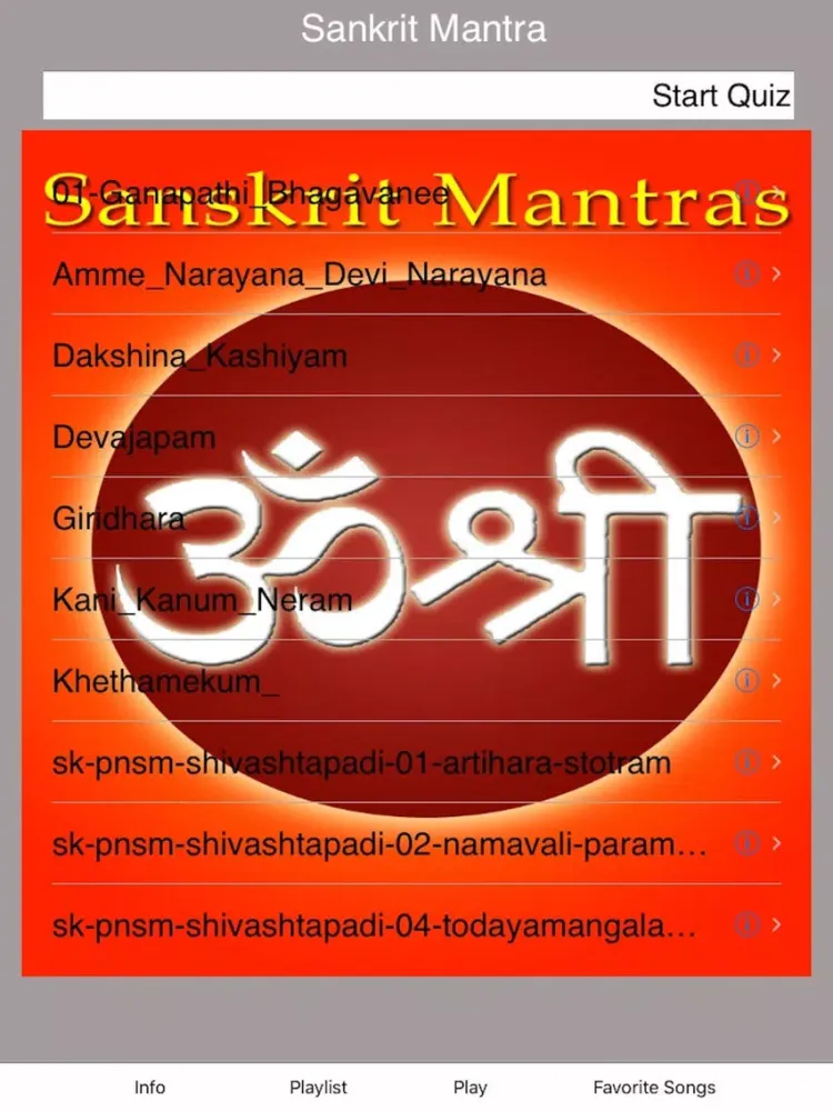 تصاویر Sanskrit Mantras iPad 