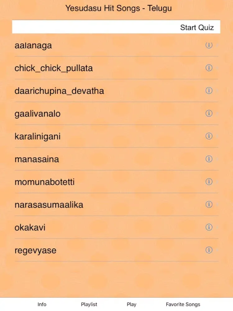 تصاویر Yesudasu Hit Songs - Telugu iPad 