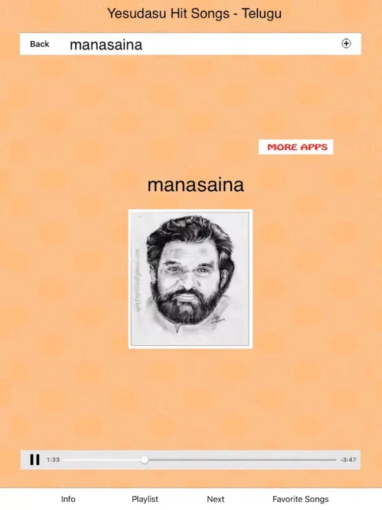 تصاویر Yesudasu Hit Songs - Telugu iPad 