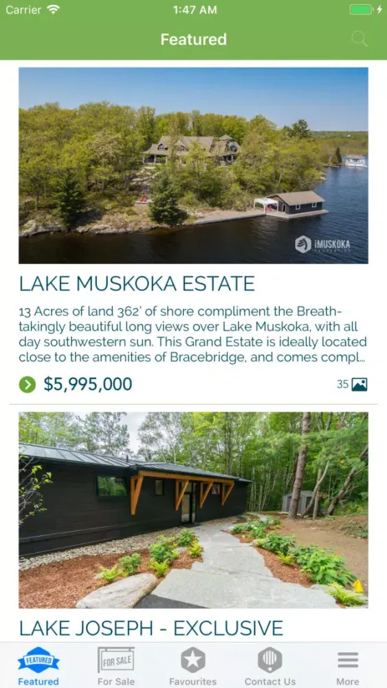 iMuskoka - Ontario Real Estate স্ক্রিনশট