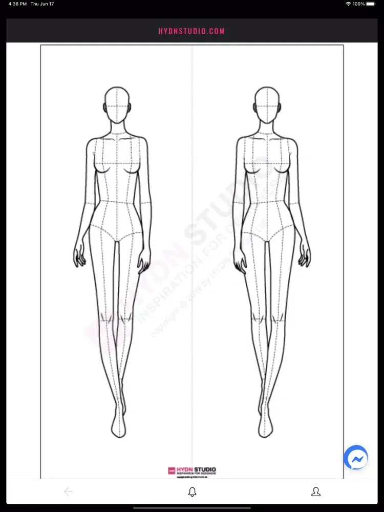 Body Poses for Fashion Design iPad 应用截图