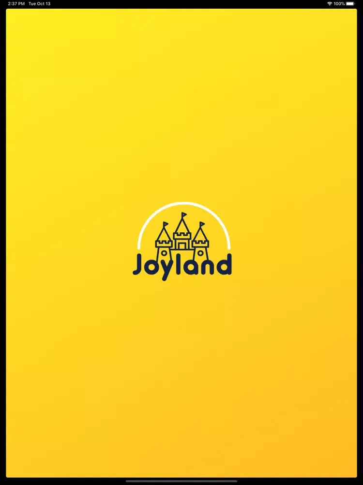 Tangkapan layar JOYLAND iPad 