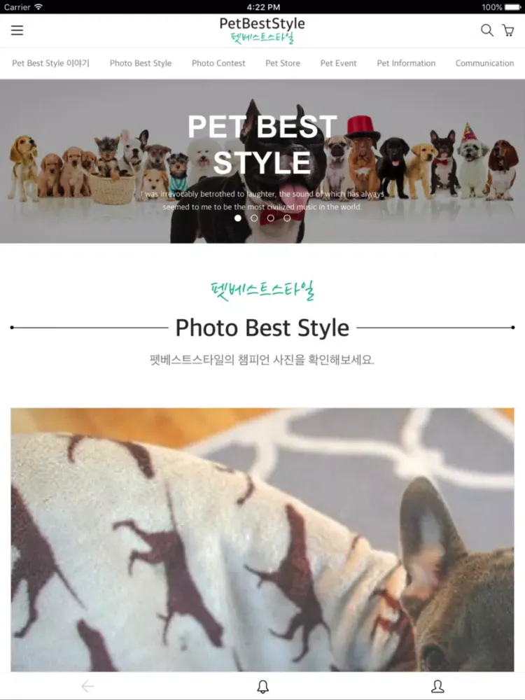 PetBestStyle iPad  Ekran Görüntüleri