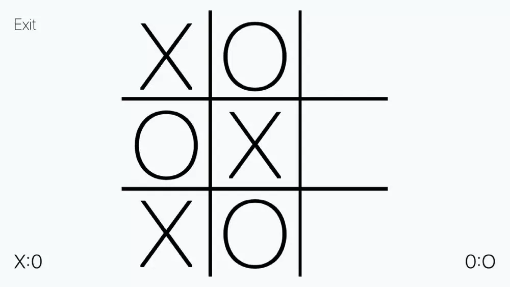 Ảnh chụp màn hình của Modern Tic Tac Toe