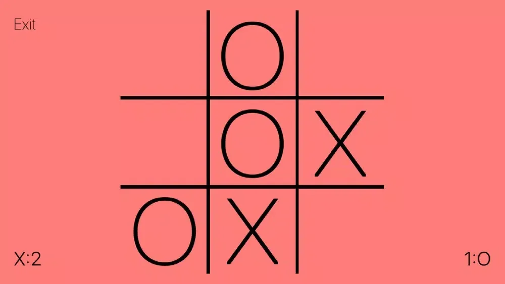 Ảnh chụp màn hình của Modern Tic Tac Toe