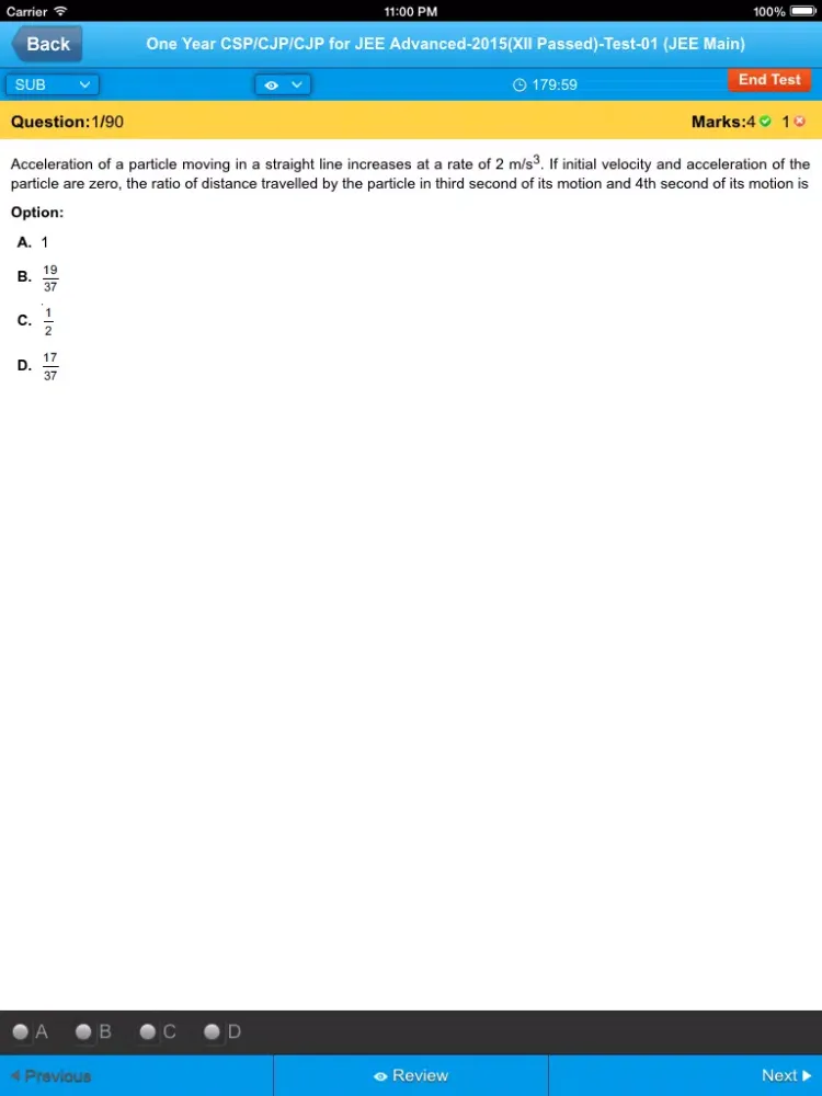 Aakash Test Guru iPad 应用截图