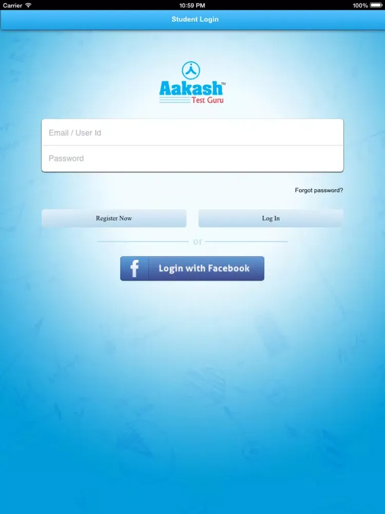 Aakash Test Guru iPad 应用截图
