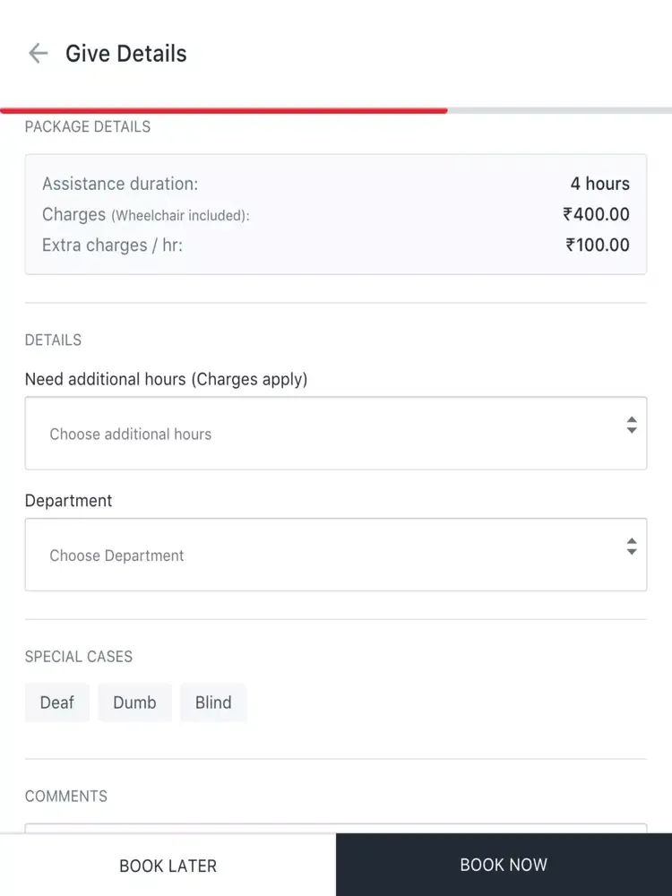 Tangkapan skrin Fortune Assists iPad 