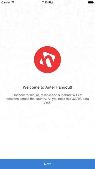 Zrzuty ekranu Airtel Hangout - Seamless WiFi
