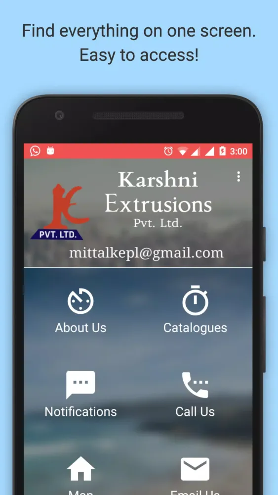 Capturas de tela do Karshni Aluminium