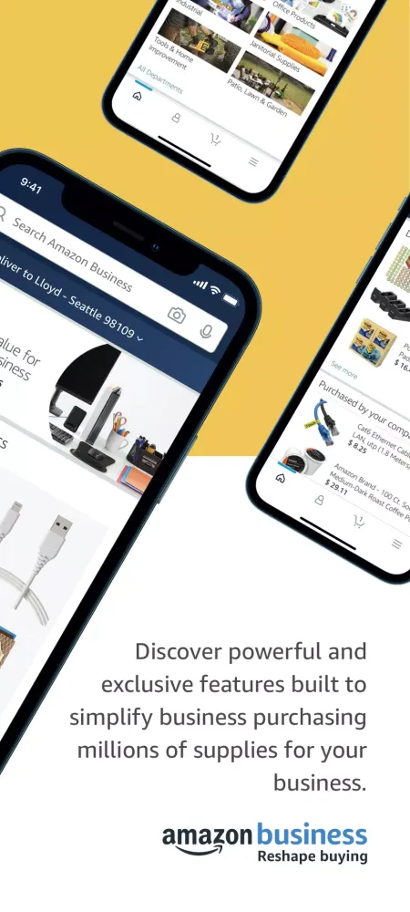 Captures d'écran de Amazon Business