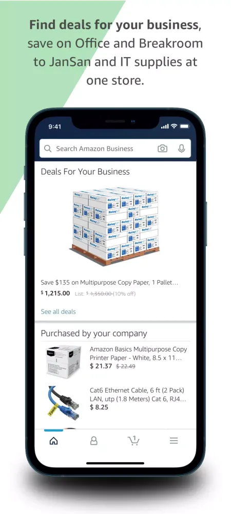 Captures d'écran de Amazon Business