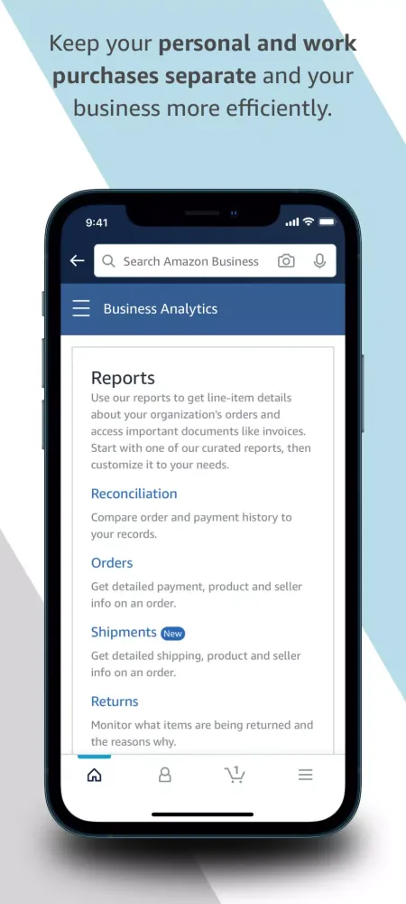 Captures d'écran de Amazon Business