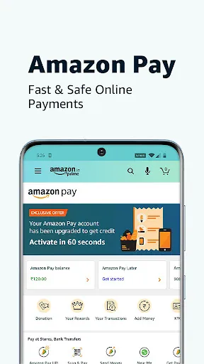 Capturas de pantalla de Amazon India Shop, Pay, miniTV