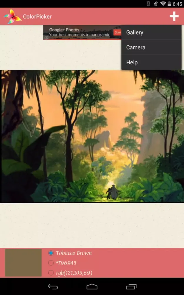 Tangkapan layar Color Picker