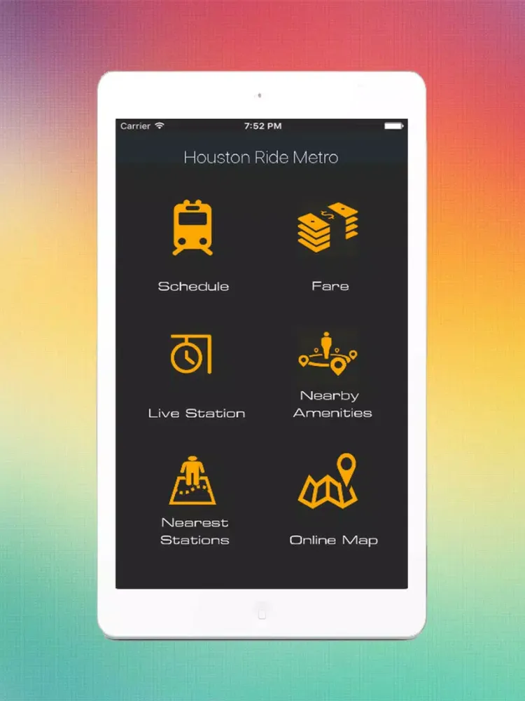 Houston Metro Transit iPad  Screenshots