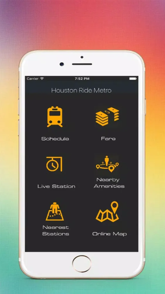 Houston Metro Transit Screenshots