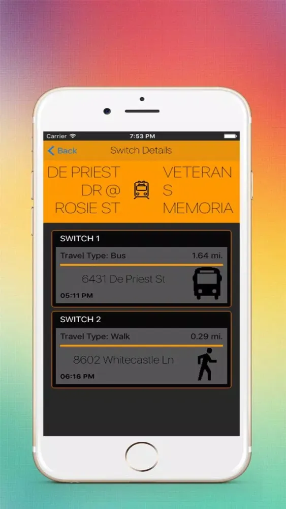 Houston Metro Transit Screenshots