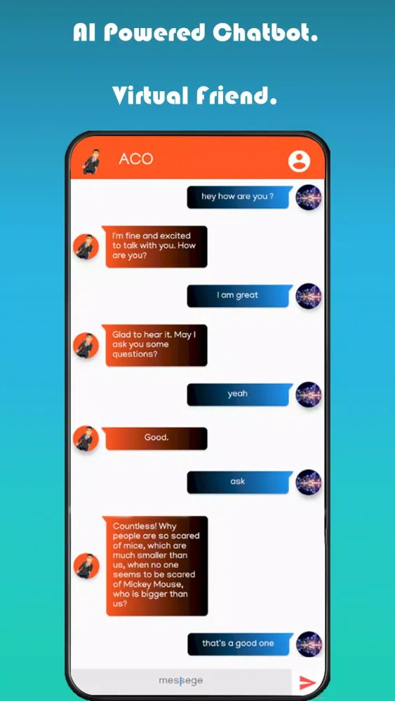 ACO - AI Chatbot , Virtual Fri应用截图