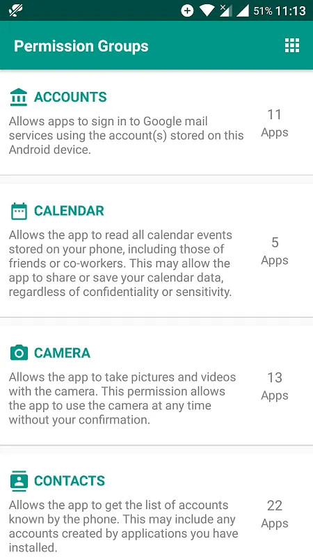 تصاویر Android Permissions