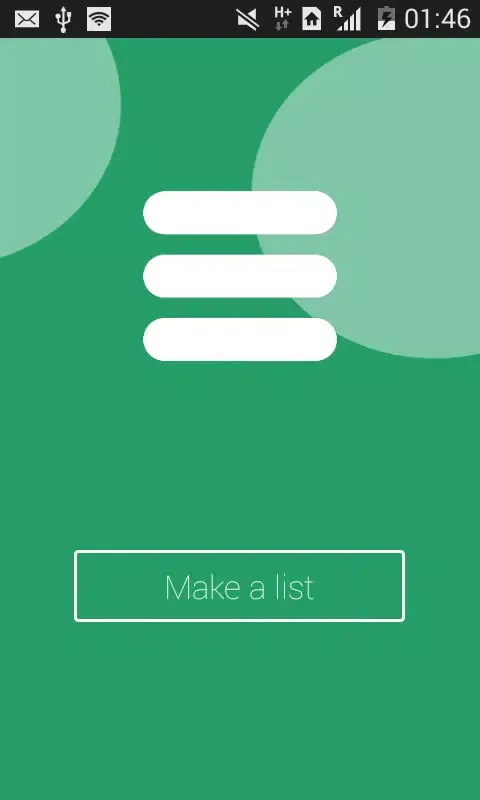 Daily List Screenshots