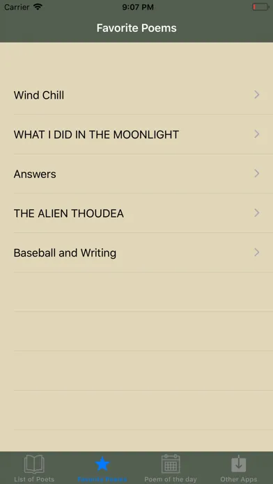 Capturas de pantalla de Poems - Poetry in English