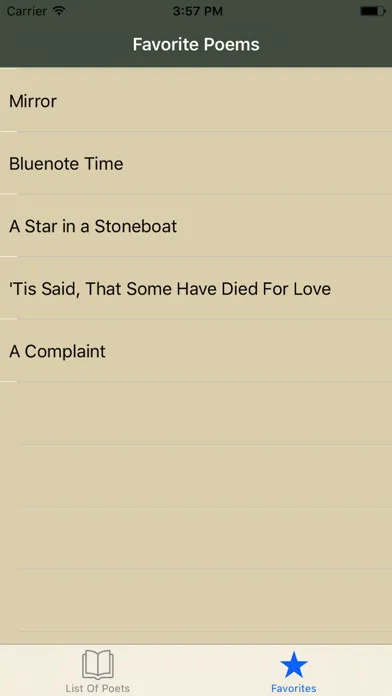 Capturas de pantalla de Poems - Poetry in English