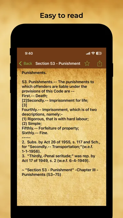IPC Indian Penal Code - 1860 Screenshots