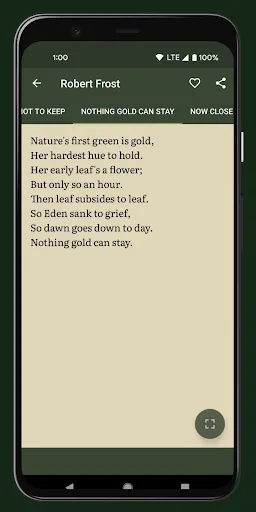 Ảnh chụp màn hình của Offline Poems Poetry - English