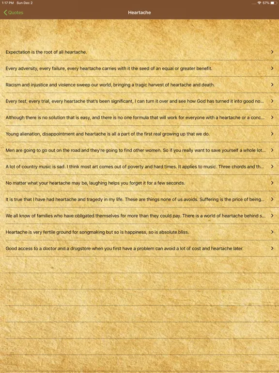 Quotes & Status in English iPad  스크린샷