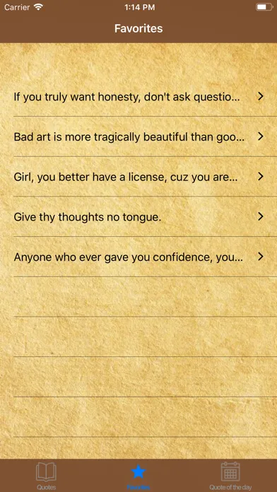 Quotes & Status in English 스크린샷