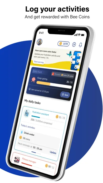 BeeBloom Healthy Habit Builder Screenshots