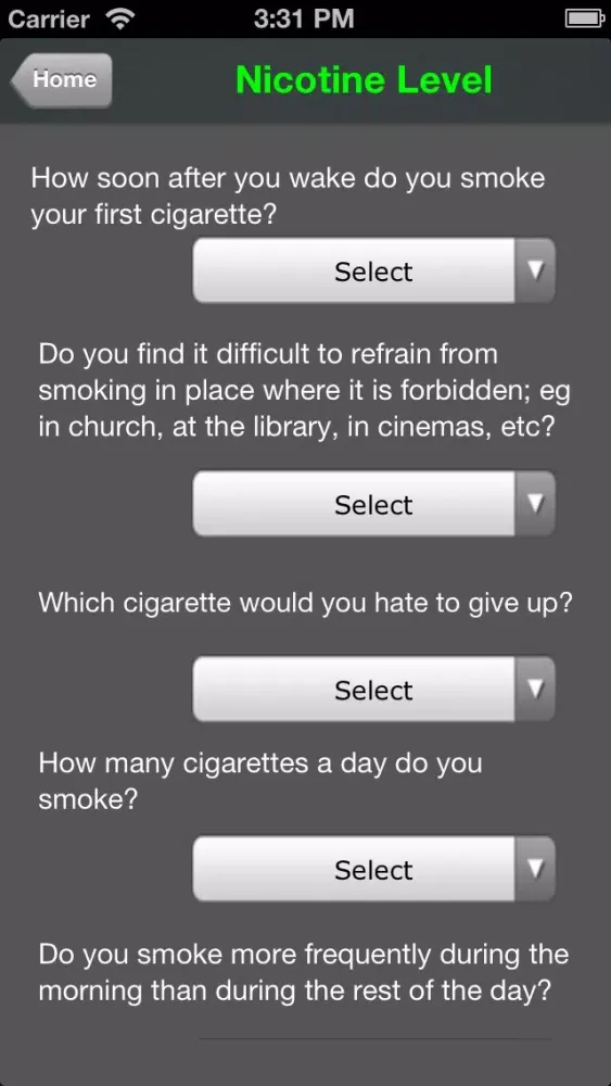 Tangkapan layar Health Calculator +